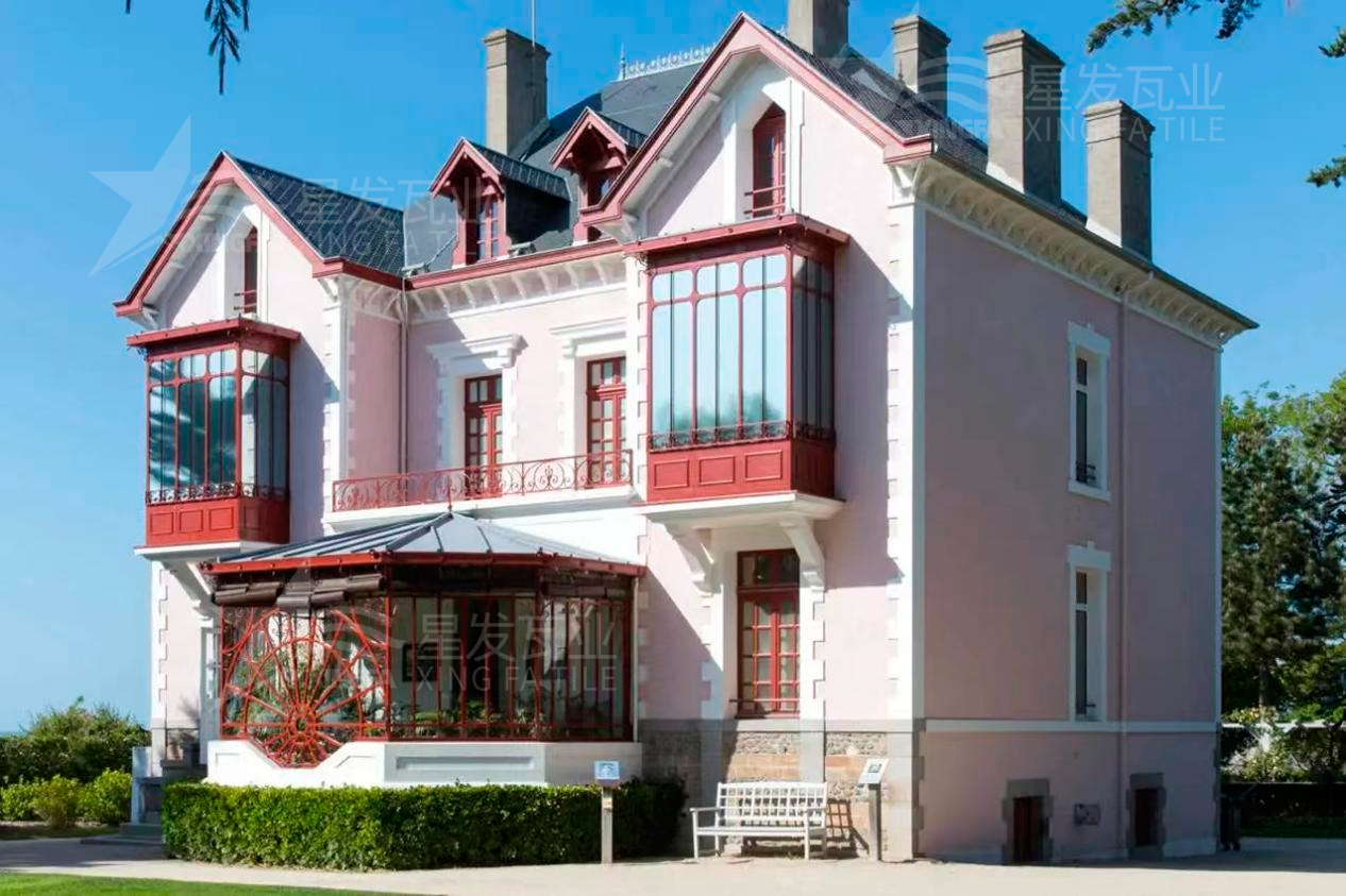 別墅搭建合成樹(shù)脂瓦的外觀效果圖大賞，極具美觀裝飾性！