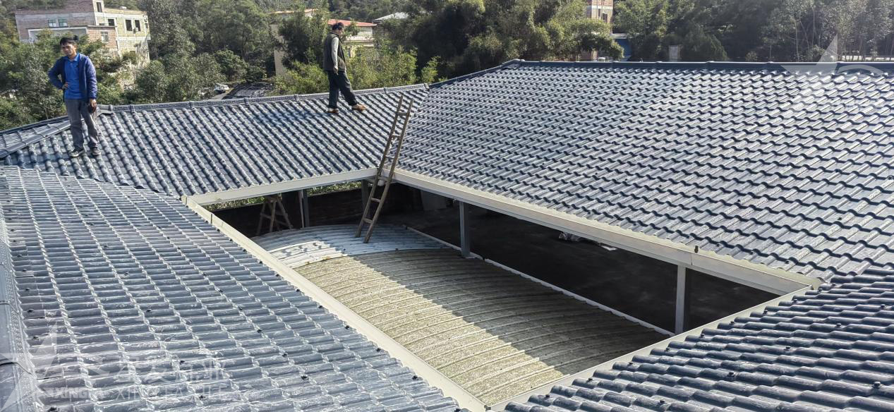 如何保證合成樹脂瓦屋面防水效果？正確的坡度很關(guān)鍵